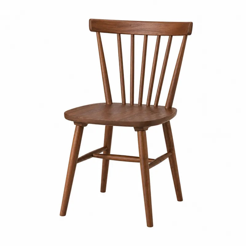 Krzesło jadalniane z drewna dębowego, brązowe, 85 cm